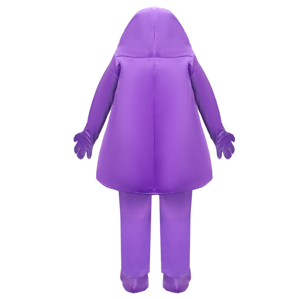 Purple Grimace Monster Cosplay Costume Theme Party Fancy Dress Takerlama