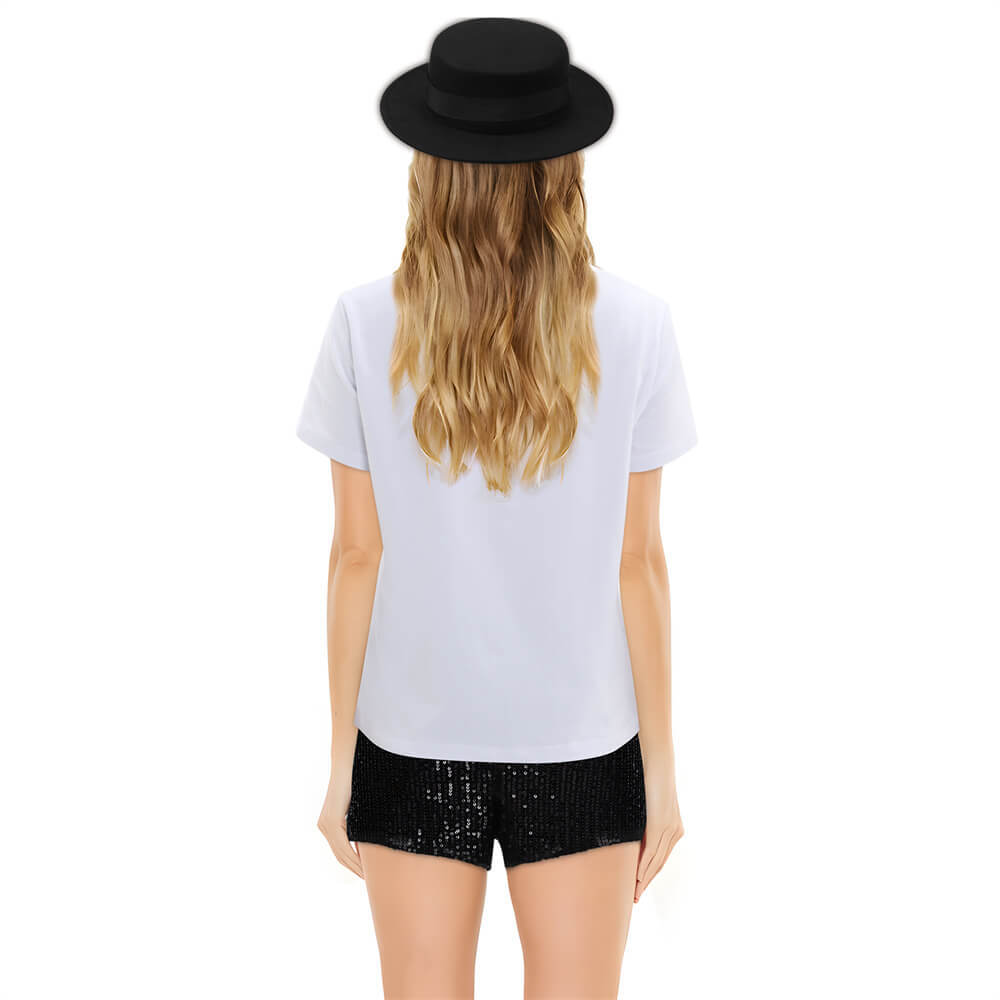 Taylor Swift Cosplay Costume Hat Glasses Sequined Pants The Eras Tour Party Outfit Takerlama