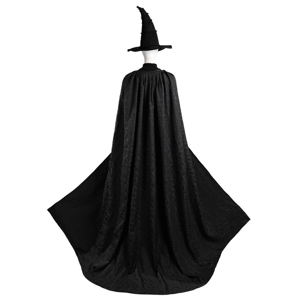 Wicked 2024 Elphaba Cosplay Costume With Boots Black Witch Fancy Dress For Women Takerlama