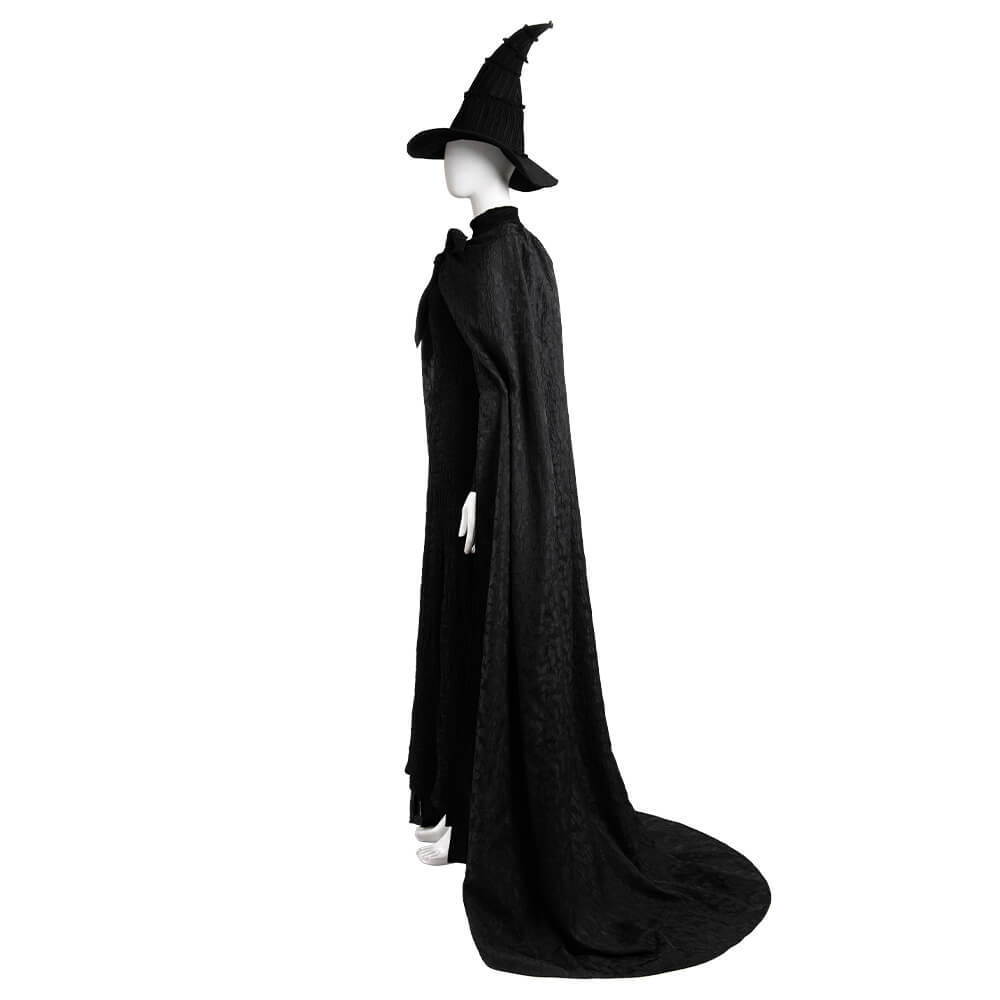 Wicked 2024 Elphaba Cosplay Costume With Boots Black Witch Fancy Dress For Women Takerlama