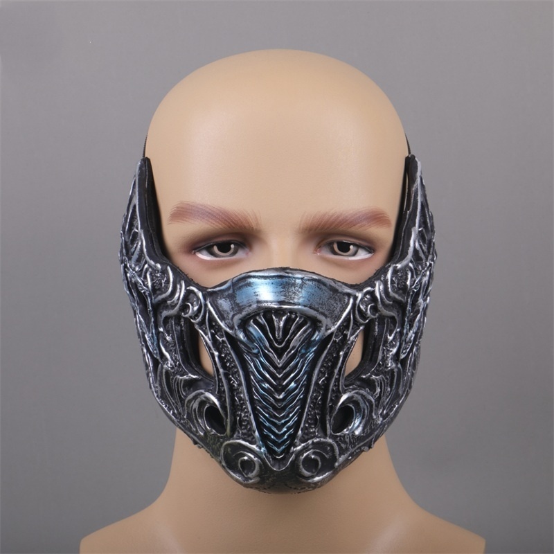 Mortal Kombat Scorpion Sub Zero Face Mask Halloween Cosplay Props (Ready to Ship) Takerlama