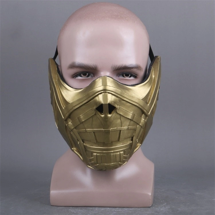 Mortal Kombat Scorpion Sub Zero Face Mask Halloween Cosplay Props (Ready to Ship) Takerlama