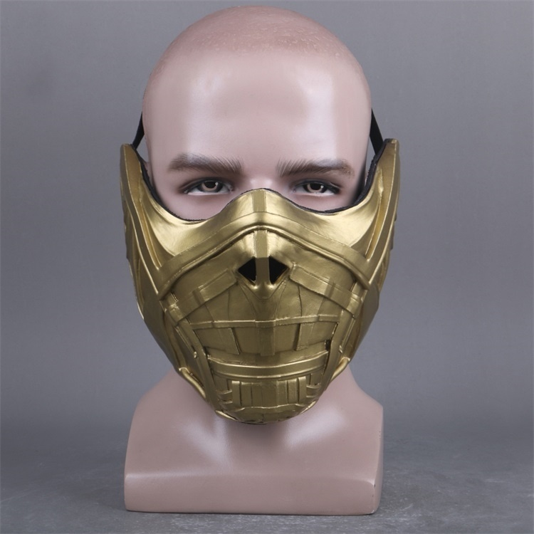 Mortal Kombat Scorpion Sub Zero Face Mask Halloween Cosplay Props (Ready to Ship) Takerlama