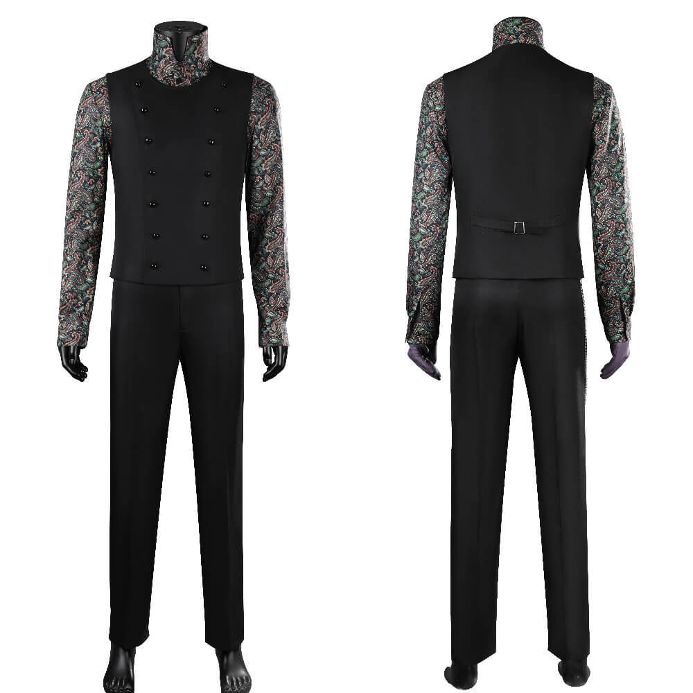Wonka 2023 Charlie and the Chocolate Factory Willy Wonka Halloween Red Cosplay Costume Timothee Chalamet Suit