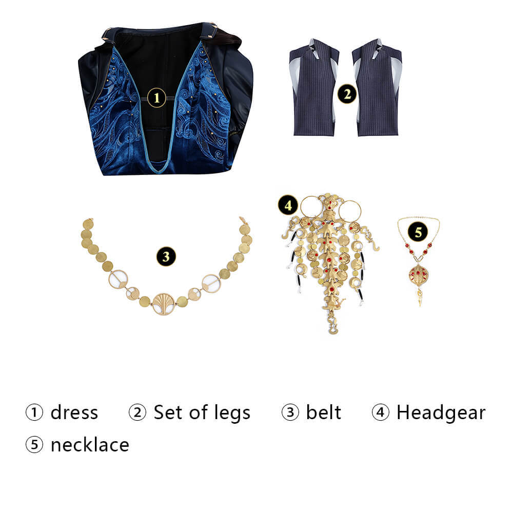 Baldur's Gate 3 Mizora Cosplay Costume BG3 Women's Uniform Top Level Takerlama