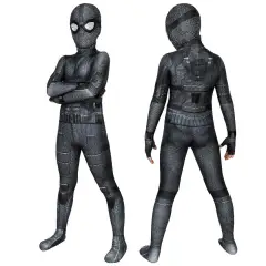 Kid's Spider-Man Far From Home Night Monkey Cosplay Costume Peter Parker Superhero Jumpsuit Mask Takerlama