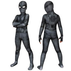 Kid's Spider-Man Far From Home Night Monkey Cosplay Costume Peter Parker Superhero Jumpsuit Mask Takerlama