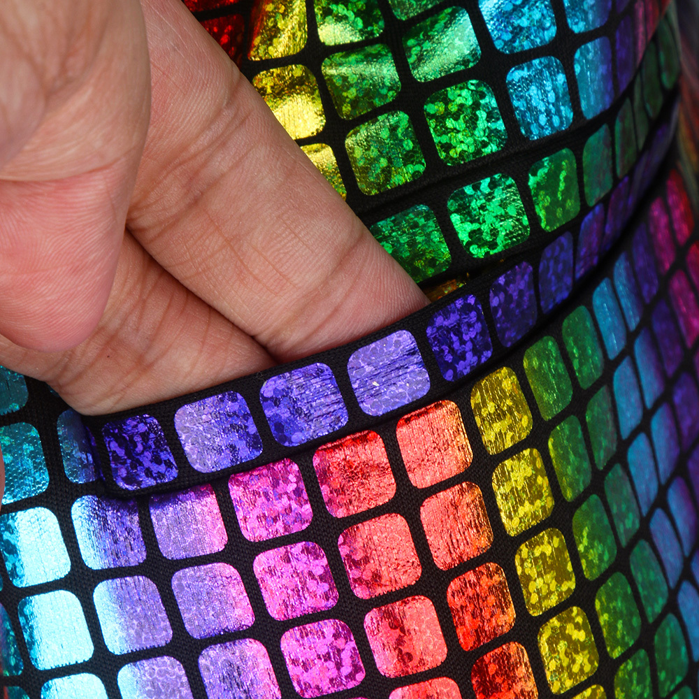 Men's Rainbow Disco Costume Party Cosplay Outfits 2 Piece Shiny 70s Glitter Stage Festival Host Suit Takerlama