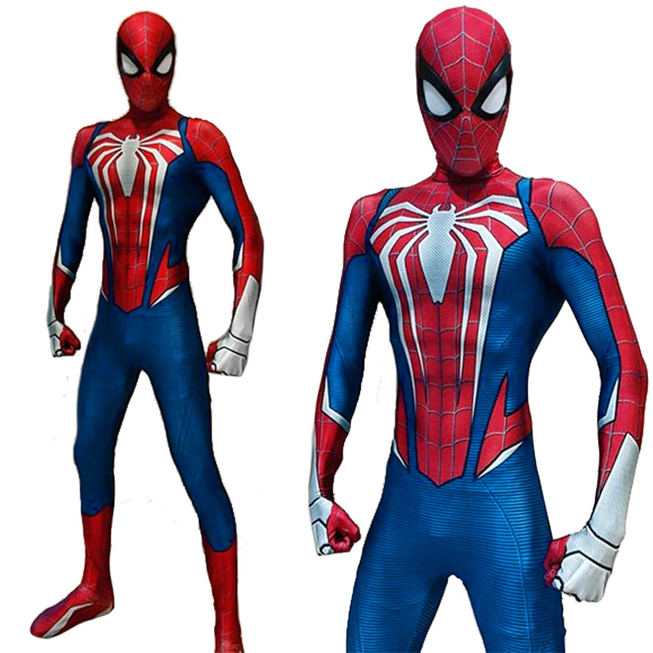 thumbnail image 2 of Marvel's Spider-Man Youth Costume -Chest Stuffed With Polyfill And Fabric Mask. Size M, Size: Medium (8 2 of 12