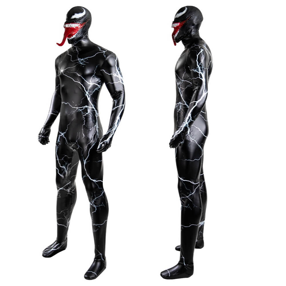 Marvel Venom: The Last Dance Venom Cosplay Costume Supervillain 3D Printed Jumpsuit Mask Helmet Takerlama