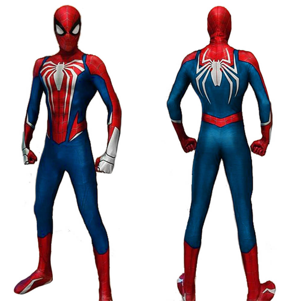 Marvel's Spider-Man 2 New Advanced Suit 2.0 Peter Parker Cosplay Costume Takerlama