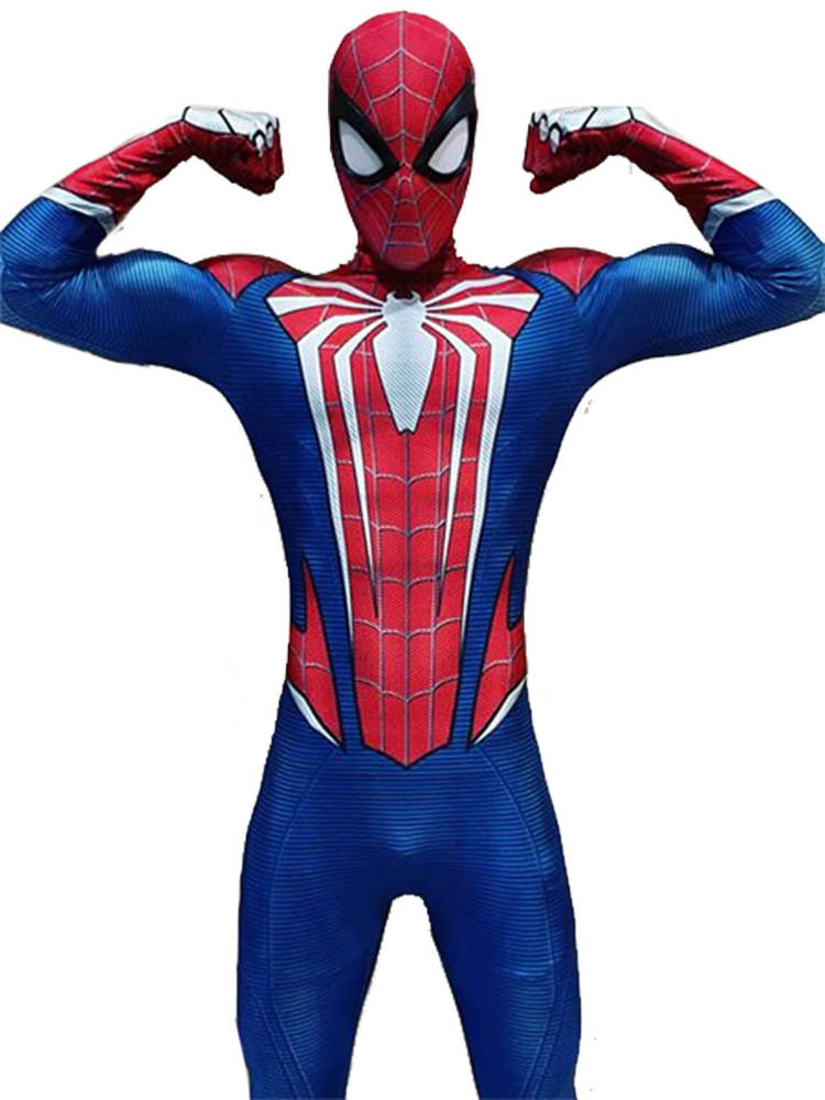 Marvel's Spider-Man 2 New Advanced Suit 2.0 Peter Parker Cosplay Costume Takerlama