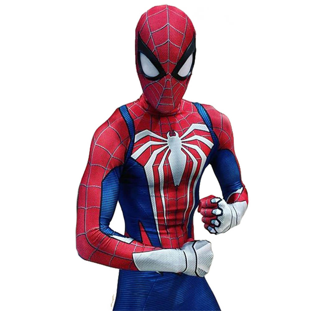 Marvel's Spider-Man 2 New Advanced Suit 2.0 Peter Parker Cosplay Costume Takerlama