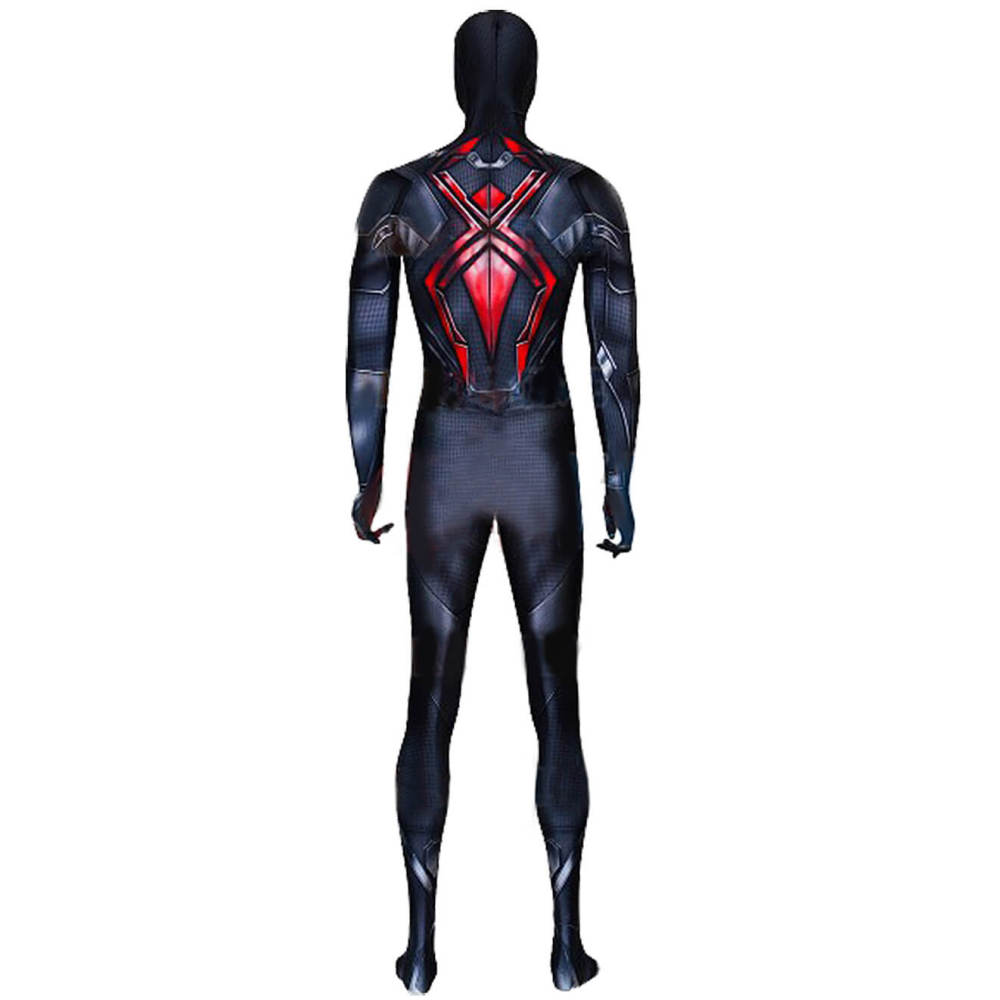 PS4 Marvel's Spider-Man Dark Suit SpiderMan Cosplay Costume Takerlama