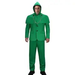 Avengers 5 Doomsday Doctor Doom Cosplay Costume Victor von Doom Marvel Theme Party Green Suit Takerlama