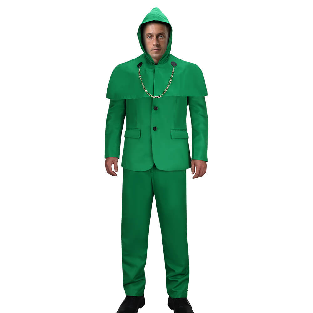 Avengers 5 Doomsday Doctor Doom Cosplay Costume Victor von Doom Marvel Theme Party Green Suit Takerlama