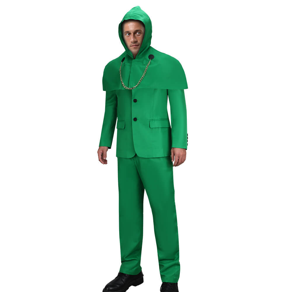 Avengers 5 Doomsday Doctor Doom Cosplay Costume Victor von Doom Marvel Theme Party Green Suit Takerlama