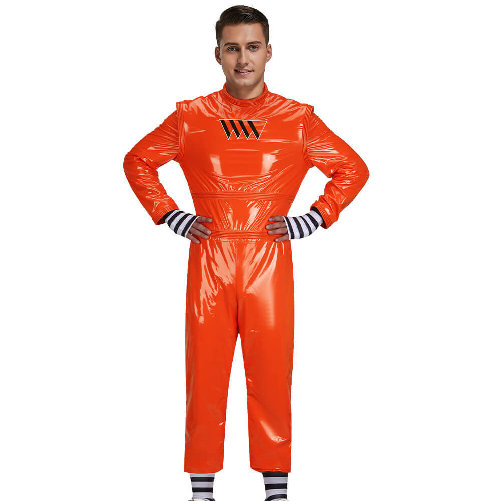 Oompa Loompa Red Suit Cosplay Costume Willy Wonka Chocolate FactoryTheme Party Green Suit Takerlama