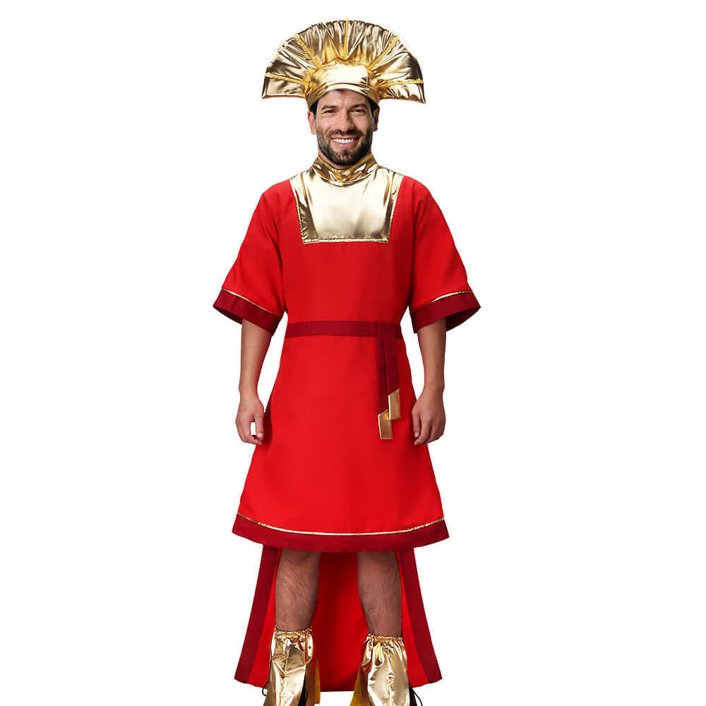 The Emperor's New Groove Kuzco Cosplay Costume Disney Theme Party Outfits Takerlama