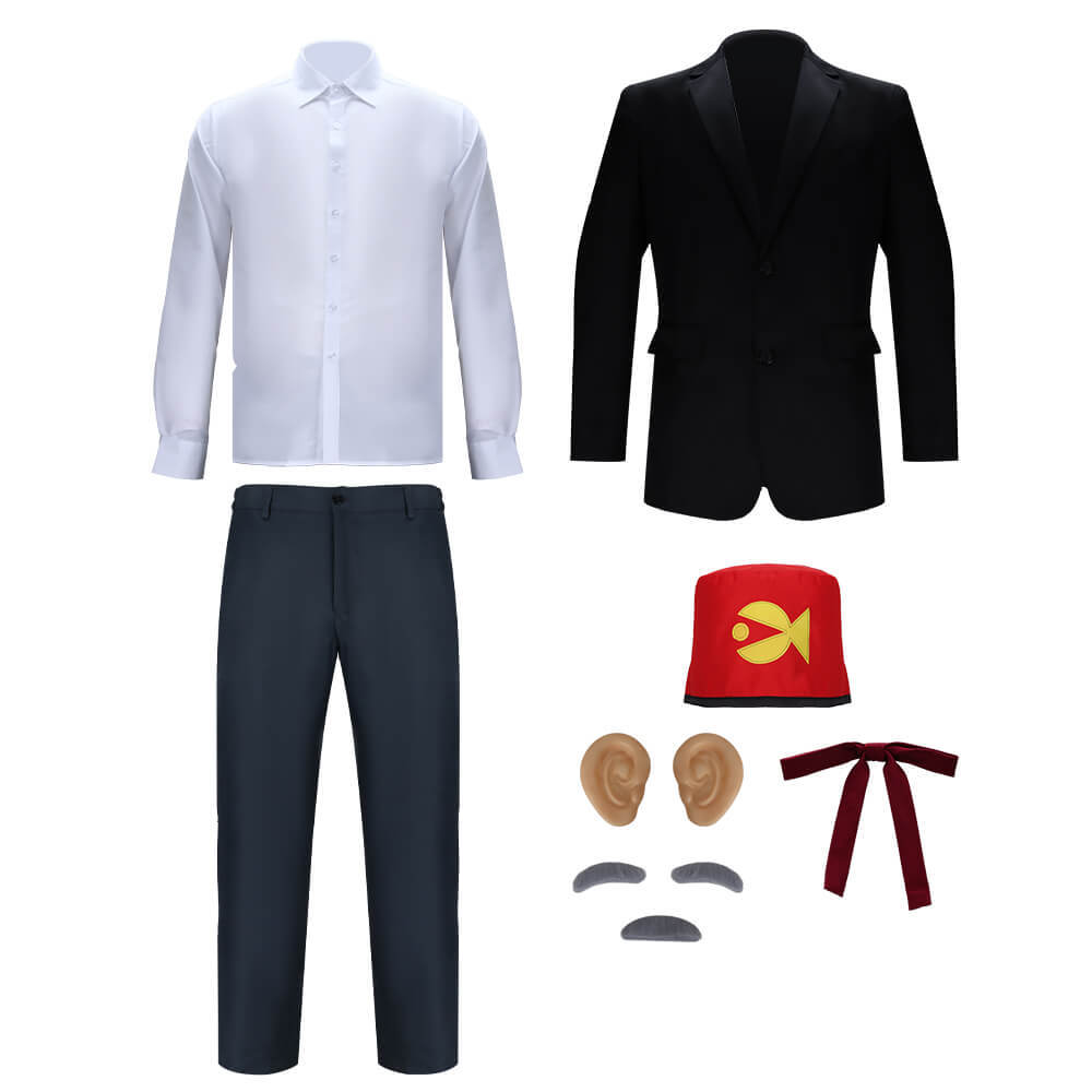 Gravity Falls Grunkle Stan Pines Cosplay Costume TV Series Halloween Outfits Takerlama