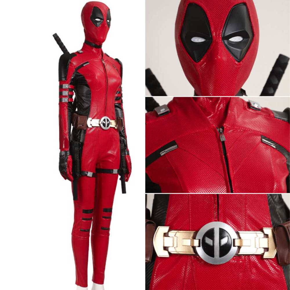 New Deadpool & Wolverine Lady Deadpool Cosplay Costume Female Deadpool Outfits Takerlama