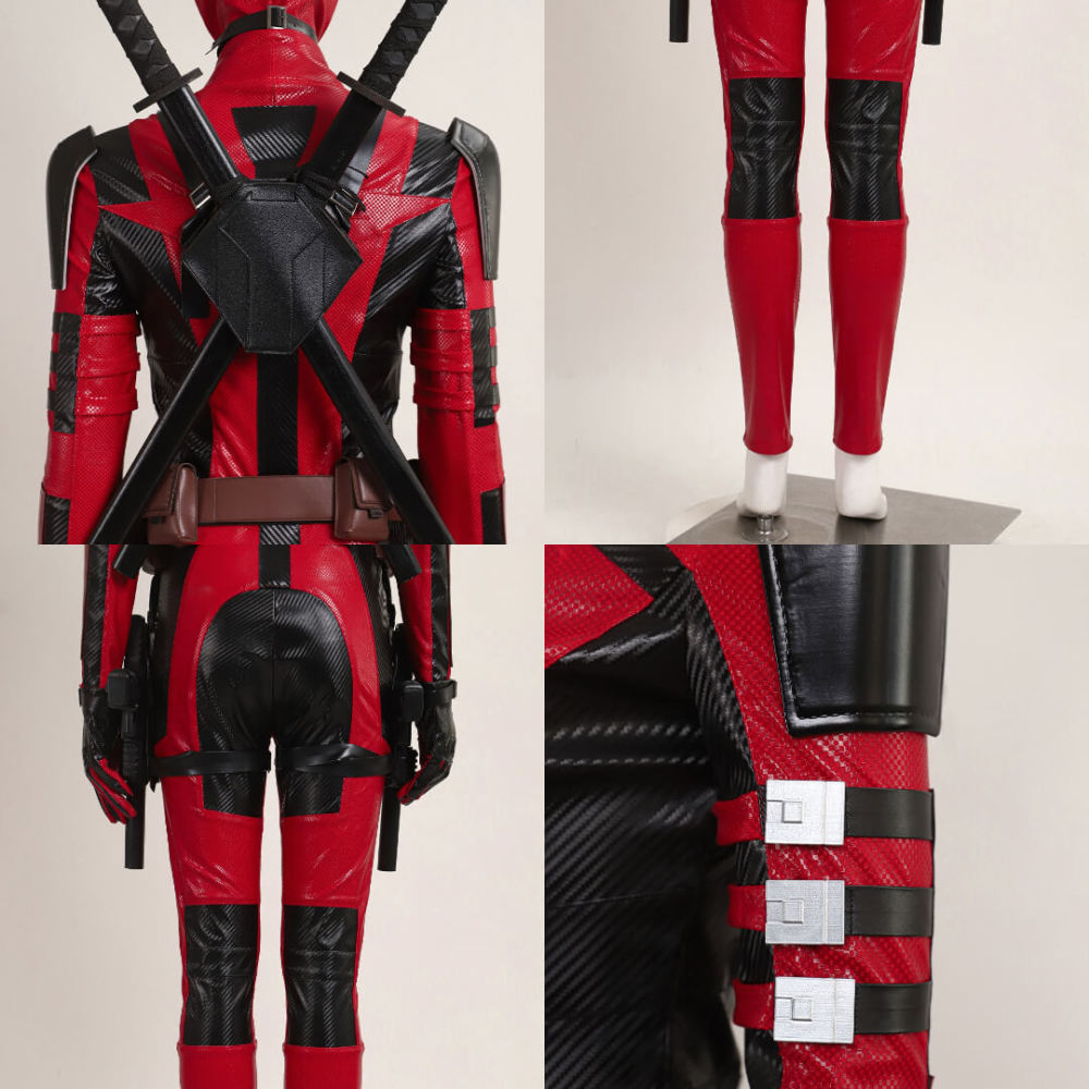 New Deadpool & Wolverine Lady Deadpool Cosplay Costume Female Deadpool Outfits Takerlama