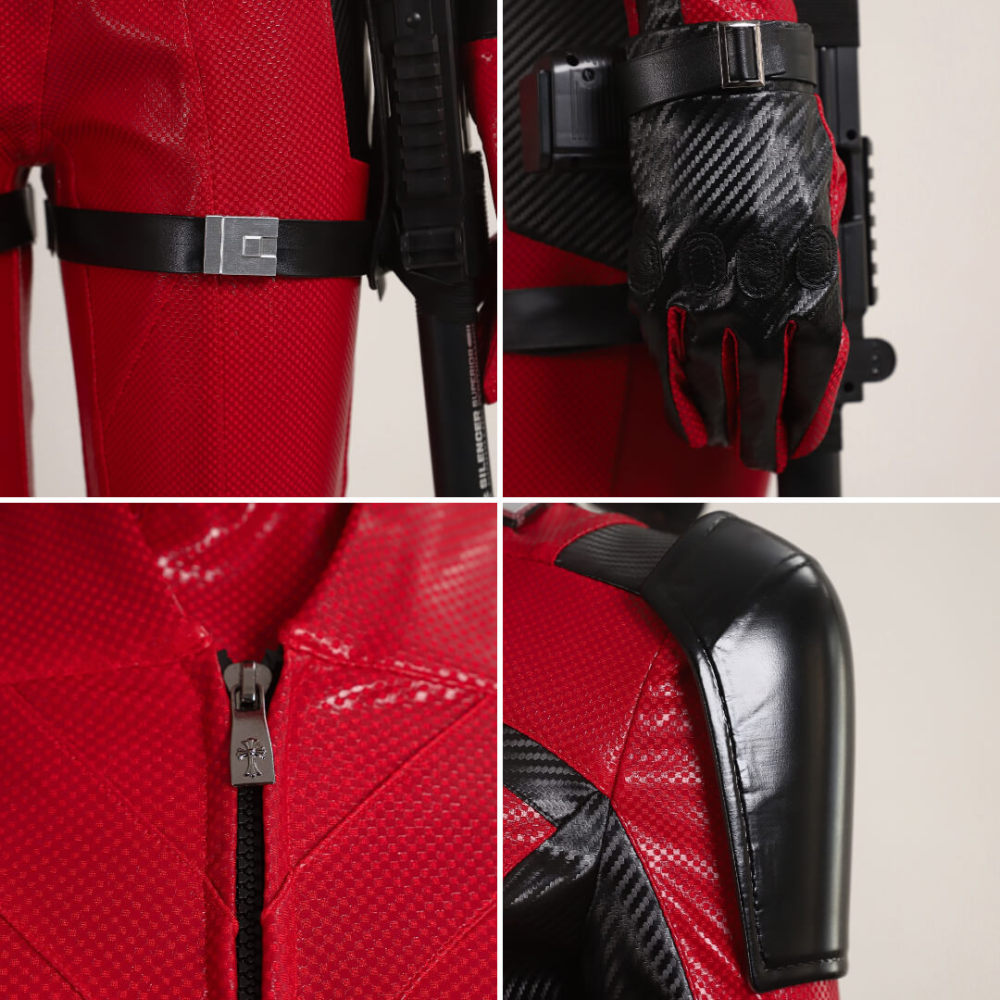 New Deadpool & Wolverine Lady Deadpool Cosplay Costume Female Deadpool Outfits Takerlama