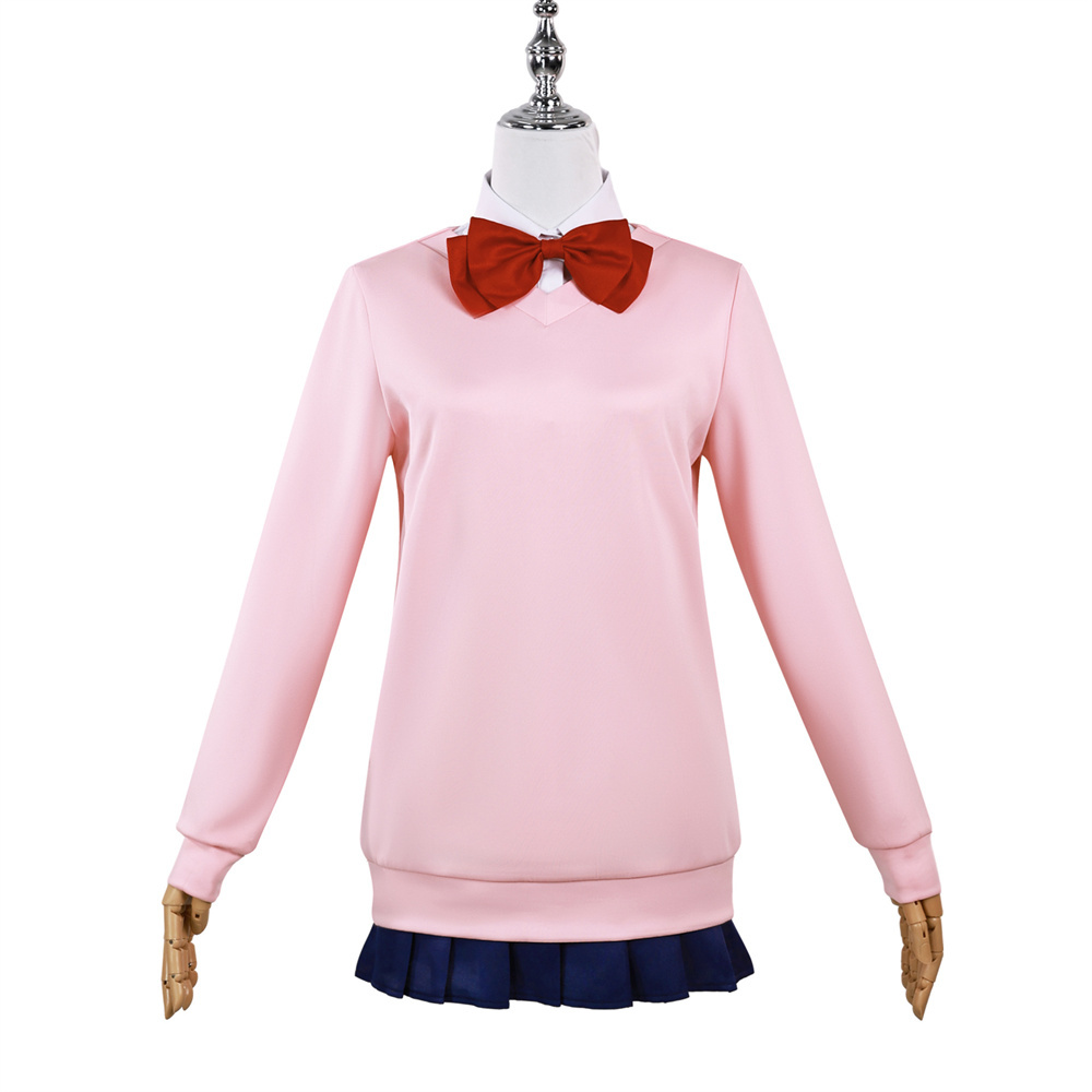 Anime Dandadan Momo Ayase Cosplay Costume Wig Women's School Uniform Takerlama