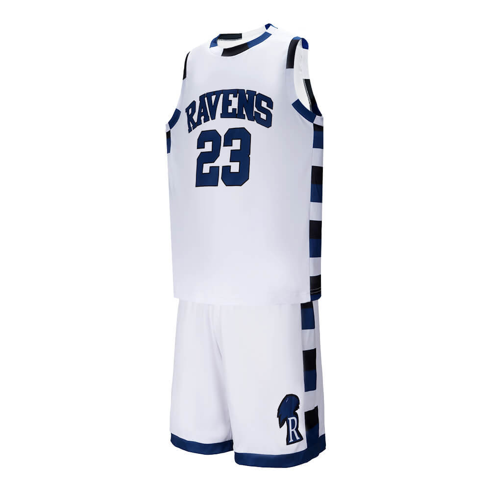 One Tree Hill Ravens Nathan Scott Basketball Jersey Black White #23 Group Cosplay Costume Takerlama