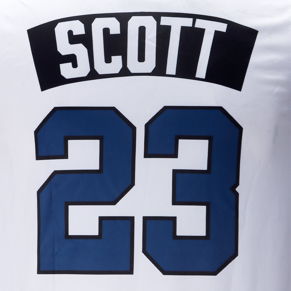 One Tree Hill Ravens Nathan Scott Basketball Jersey Black White #23 Group Cosplay Costume Takerlama