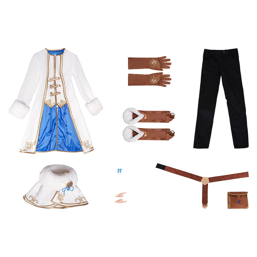 Princess Zelda Winter Clothes Cosplay Costume Game TLOZ Outfits Takerlama