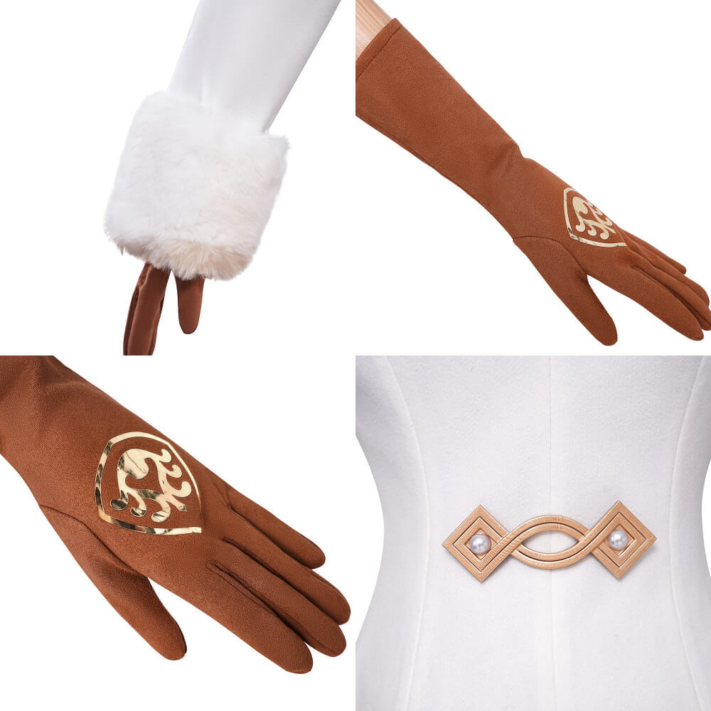 Princess Zelda Winter Clothes Cosplay Costume Game TLOZ Outfits Takerlama