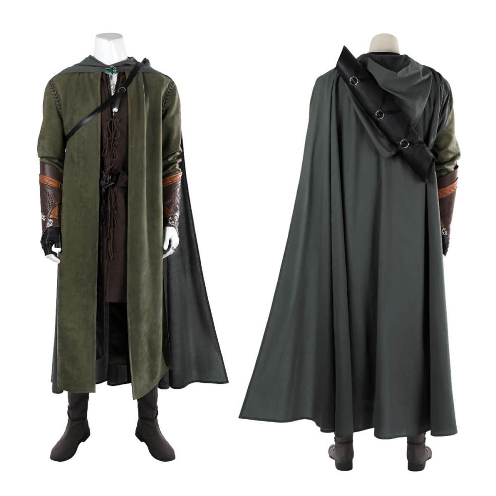 LOTR Two Towers Aragorn Cosplay Costume Movie Halloween Party Outfits Takerlama