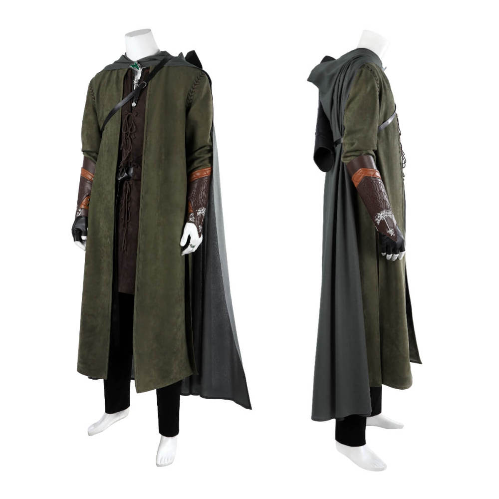 LOTR Two Towers Aragorn Cosplay Costume Movie Halloween Party Outfits Takerlama