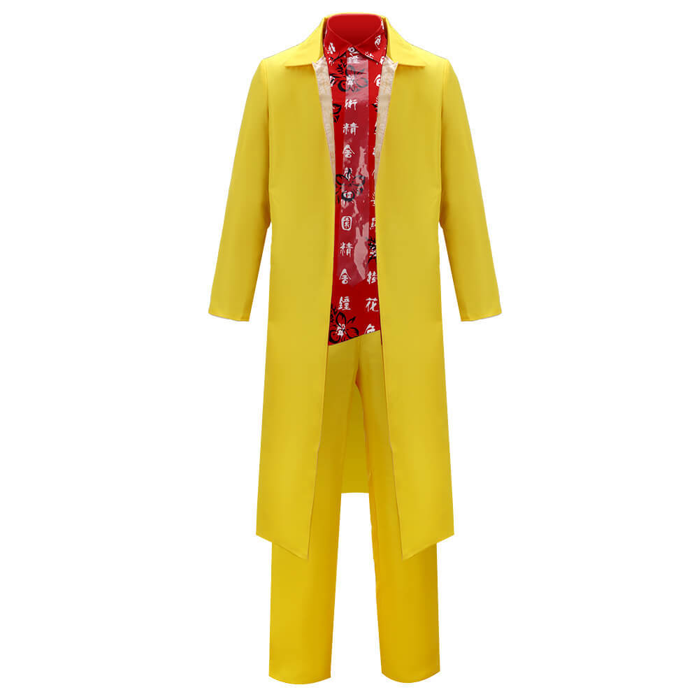 Back to the Future Doc Brown Cosplay Costume Adult Emmett Lathrop Coat Shirt Pants Takerlama