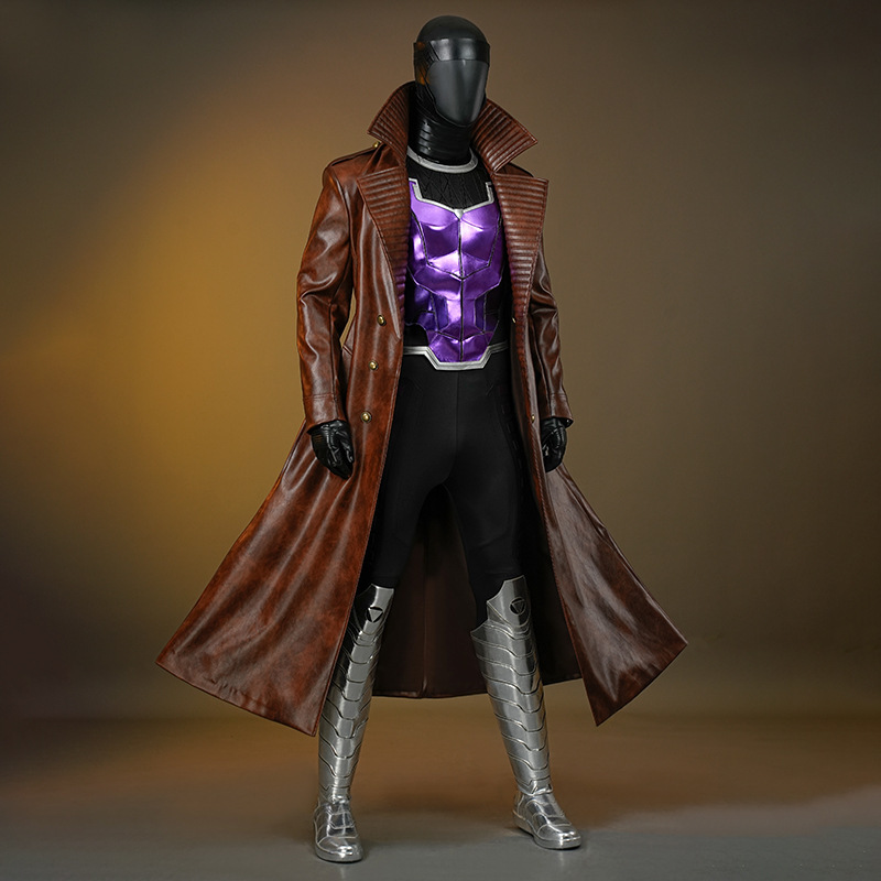 New Gambit Remy LeBeau Cosplay Costume Movie Deadpool and Wolverine Takerlama