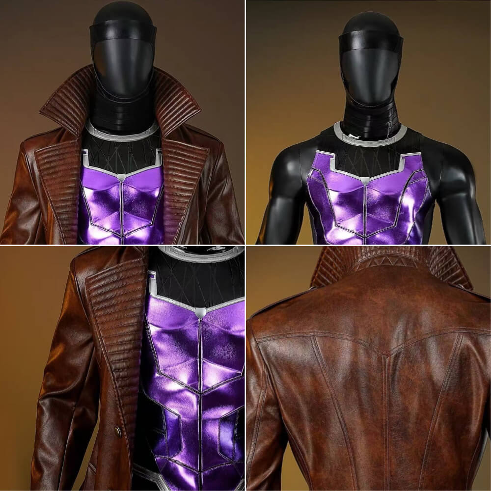 New Gambit Remy LeBeau Cosplay Costume Movie Deadpool and Wolverine Takerlama