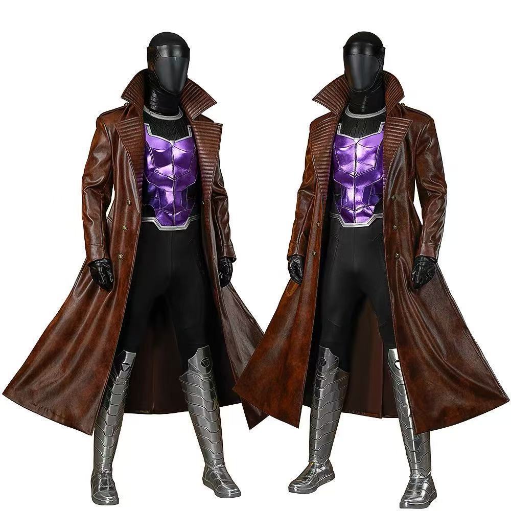New Gambit Remy LeBeau Cosplay Costume Movie Deadpool and Wolverine Takerlama