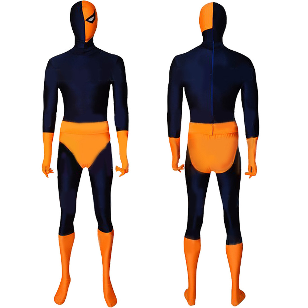 Deathstroke Slade Joseph Wilson Cosplay Costume Supervillain Jumpsuit Takerlama