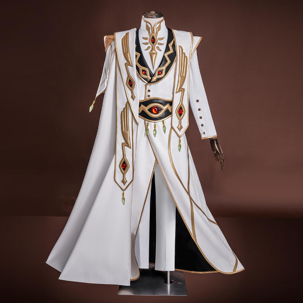 Code Geass Lelouch Vi Britannia King Cosplay Costume Lamperouge Emperor King Suit with Hat Takerlama