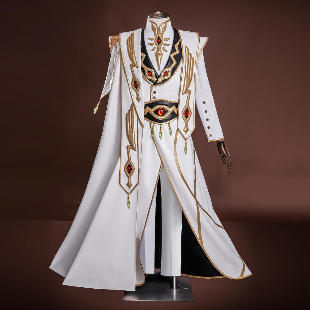 Code Geass Lelouch Vi Britannia King Cosplay Costume Lamperouge Emperor King Suit with Hat Takerlama