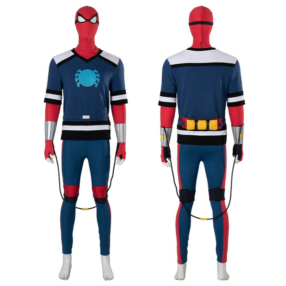 Lahnimm 2023 Super Hero Halloween Cosplay Costume Spandex Jumpsuit Adult Kids (Kids-XL, Red) - Producto: Lahnimm 2023 Super Hero Halloween