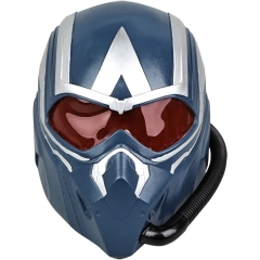 Captain America Brave New World Sam Wilson Cosplay Helmet PVC Halloween Costume Mask Props Accessories (In Stock) Takerlama
