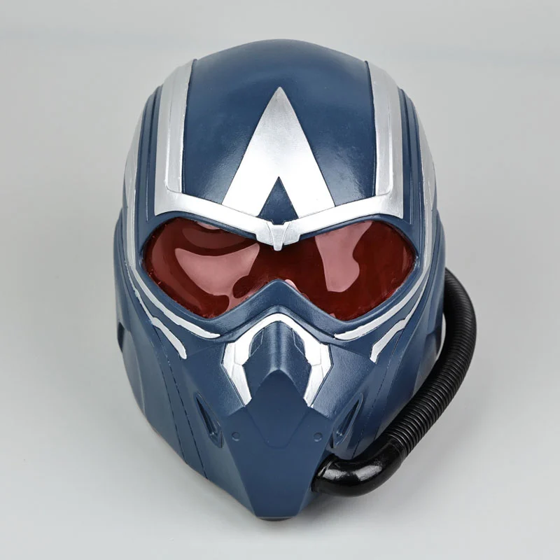Captain America Brave New World Sam Wilson Cosplay Helmet PVC Halloween Costume Mask Props Accessories Takerlama
