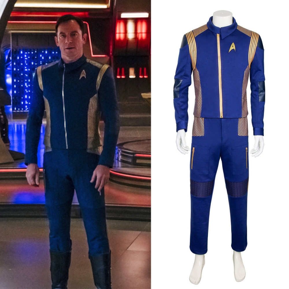 Star Discovery Captain Lorca Cosplay Costume Trek Starfleet Uniform（Ready to Ship) Takerlama