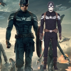 Captain America The Winter Soldier Steve Rogers Cosplay Costume Superhero Suit Takerlama