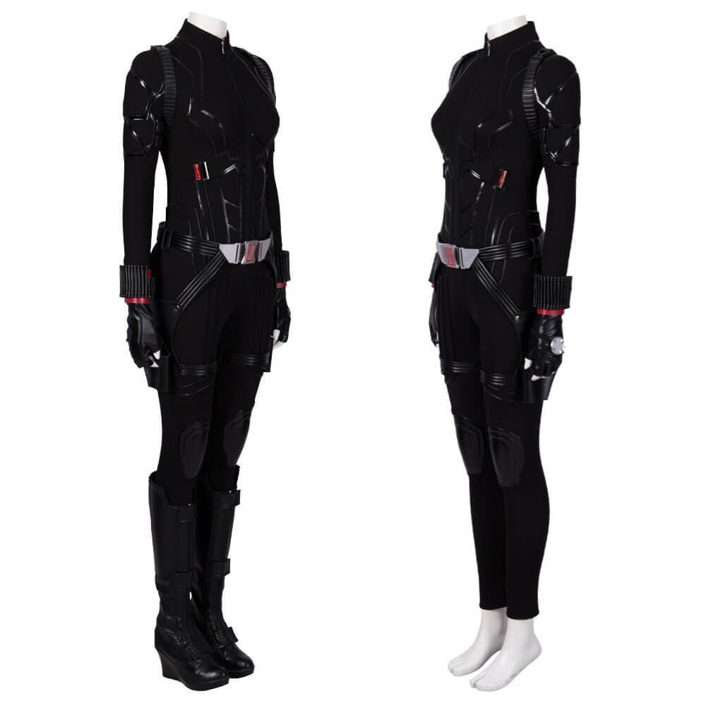 Black Widow Costume Avengers Endgame Natasha Romanova Halloween Cosplay Jumpsuit Takerlama