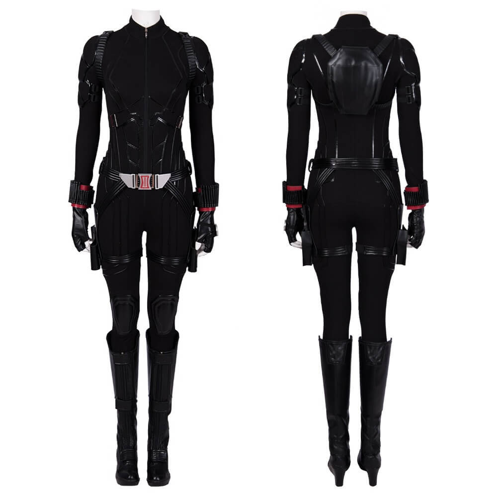Black Widow Costume Avengers Endgame Natasha Romanova Halloween Cosplay Jumpsuit Takerlama