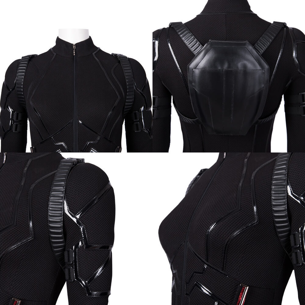Black Widow Costume Avengers Endgame Natasha Romanova Halloween Cosplay Jumpsuit Takerlama