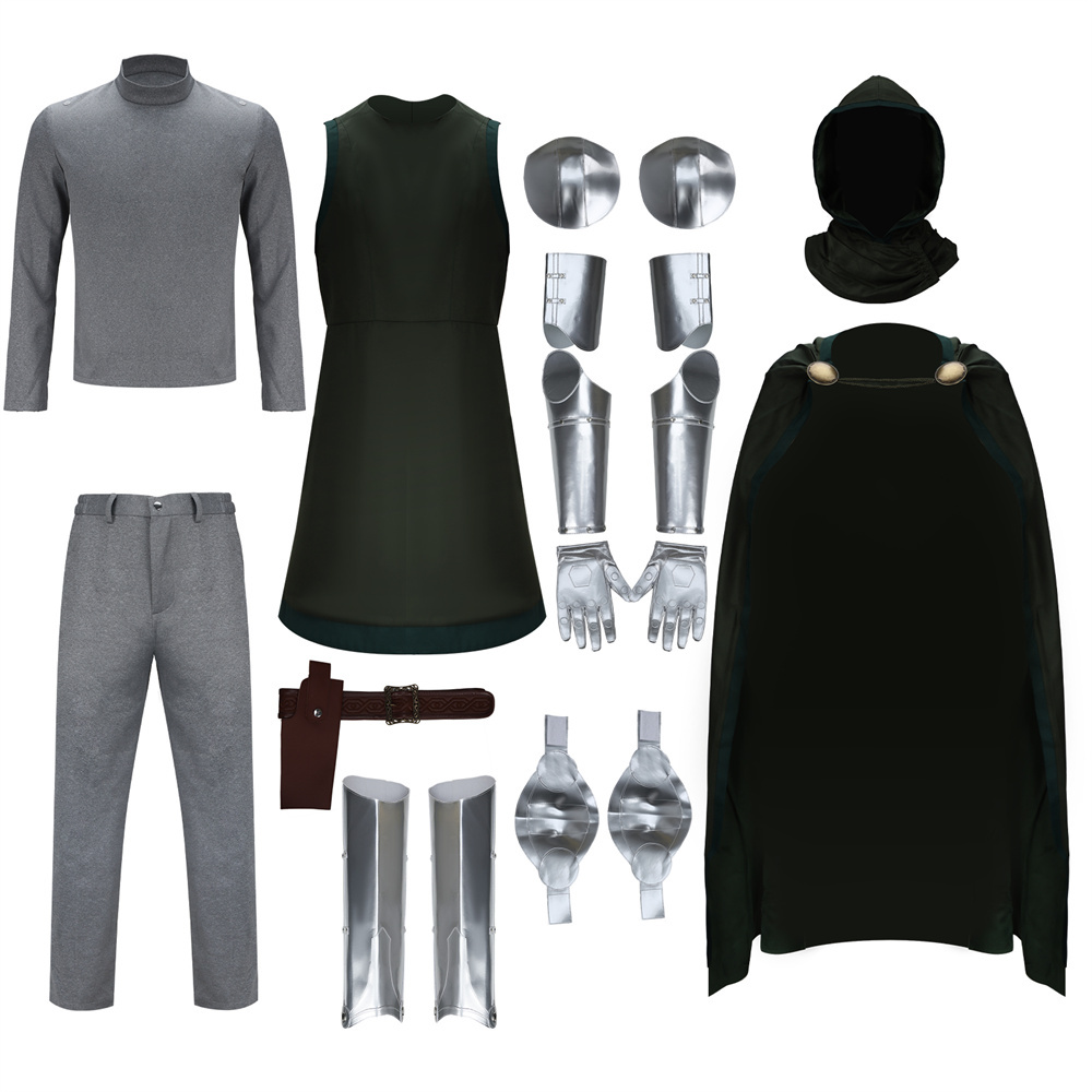 Doctor Doom Classic Cosplay Costume  Victor von Doom Marvel Theme Party Outfits Halloween Takerlama